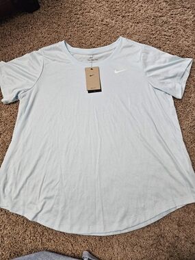 Nike Light Aqua Short Sleeve Dri-FIT Tee